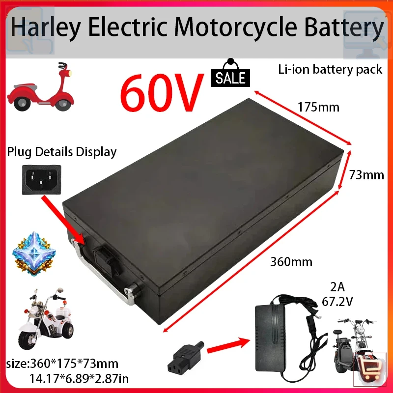 72V 30Ah Lifepo4 Battery Pack - Bateria de íon-lítio de alta capacidade,