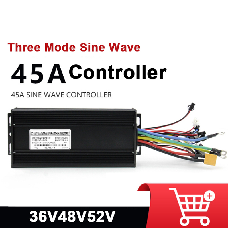 Controlador de onda senoidal 4 - 72V 45A Dual Controller avaliação e preço